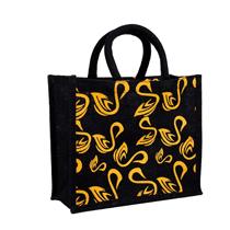Black Jute Bag - Shop-Teas-Online-TeaSwan